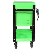 OEMTOOLS 24731 Automotive Rolling Tool Cart with Drawers, 3 Drawer Mechanics Rolling Tool Chest, Secure Locking System, Integrated Power Strip, Heavy Duty Steel Construction OEMTOOLS