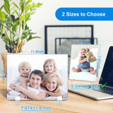 Aulsetch Sublimation Acrylic Blanks Photo Plaque 2 Pack 5.9X7.8 Inch Aulsetch