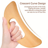 Wooden Guasha Massage Tool for Body, Lymphatic Drainage and Muscle Relaxation, Wooden Massager Therapy Release for Back, Legs, Arms,Neck,Shoulder Pain Jaasuee