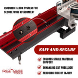 Red House Tools EZ-Wings Basic 4ft Portable Miter Saw Station | Patented Modular Design | for Use with Any Portable Miter Saw Stand or Chop Saw Stand RED HOUSE TOOLS