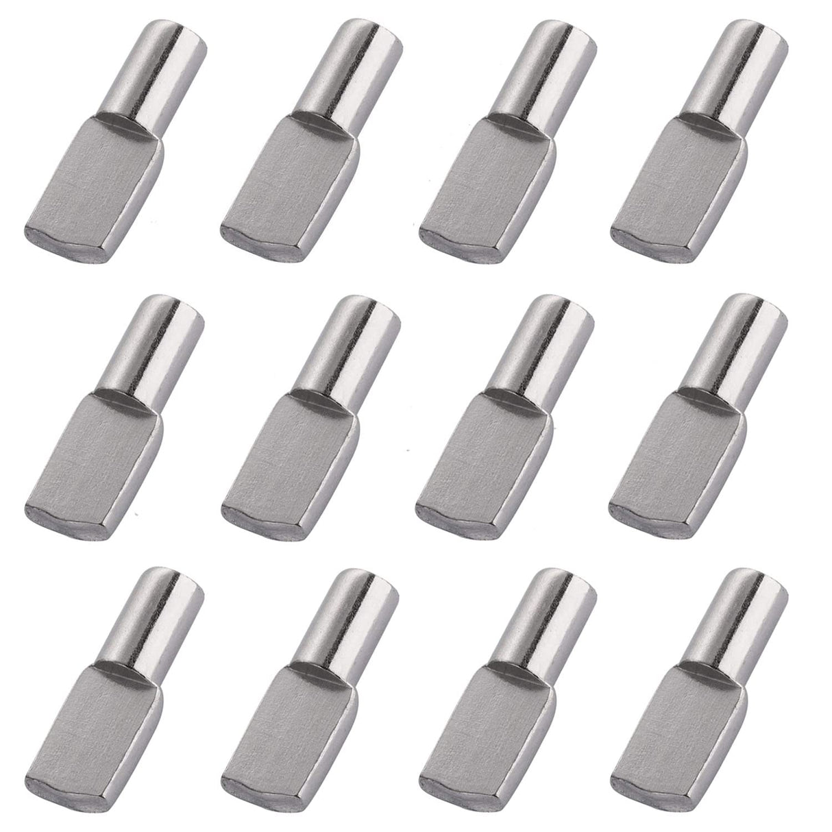 5mm Shelf Pegs Pins,60 Pieces Cabinet Furniture Spoon Shape Support Pegs for Shelves Nickel Plated Delatanus