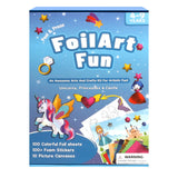 Foil Arts Kit for Girls Arts and Crafts for Girls 4 5 6 7 8 Fun Activity Set for Girls DIY Creative Birthday Gifts for Girl Boy Fun Craft Kits for Christmas Valentines Easter No Mess Art for Girl Blue ysuwekslu