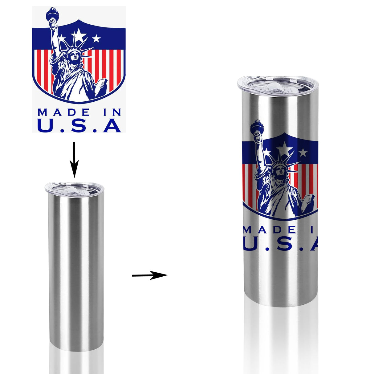 JKGTKC 25pack 20oz sublimation straight tumbler bluk double wall stainless steel vacuum cup with metal straw and silding lid for wholesale banks for DIY gift （silver） JKGTKC