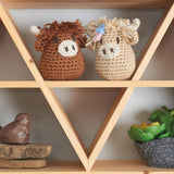 LEISURE ARTS Highland Cows Crochet Book – Delightful Crochet Amigurumi Pattern Books Featuring Adorable Highland Cows, Perfect Animals Pattern Book for Crafters LEISURE ARTS