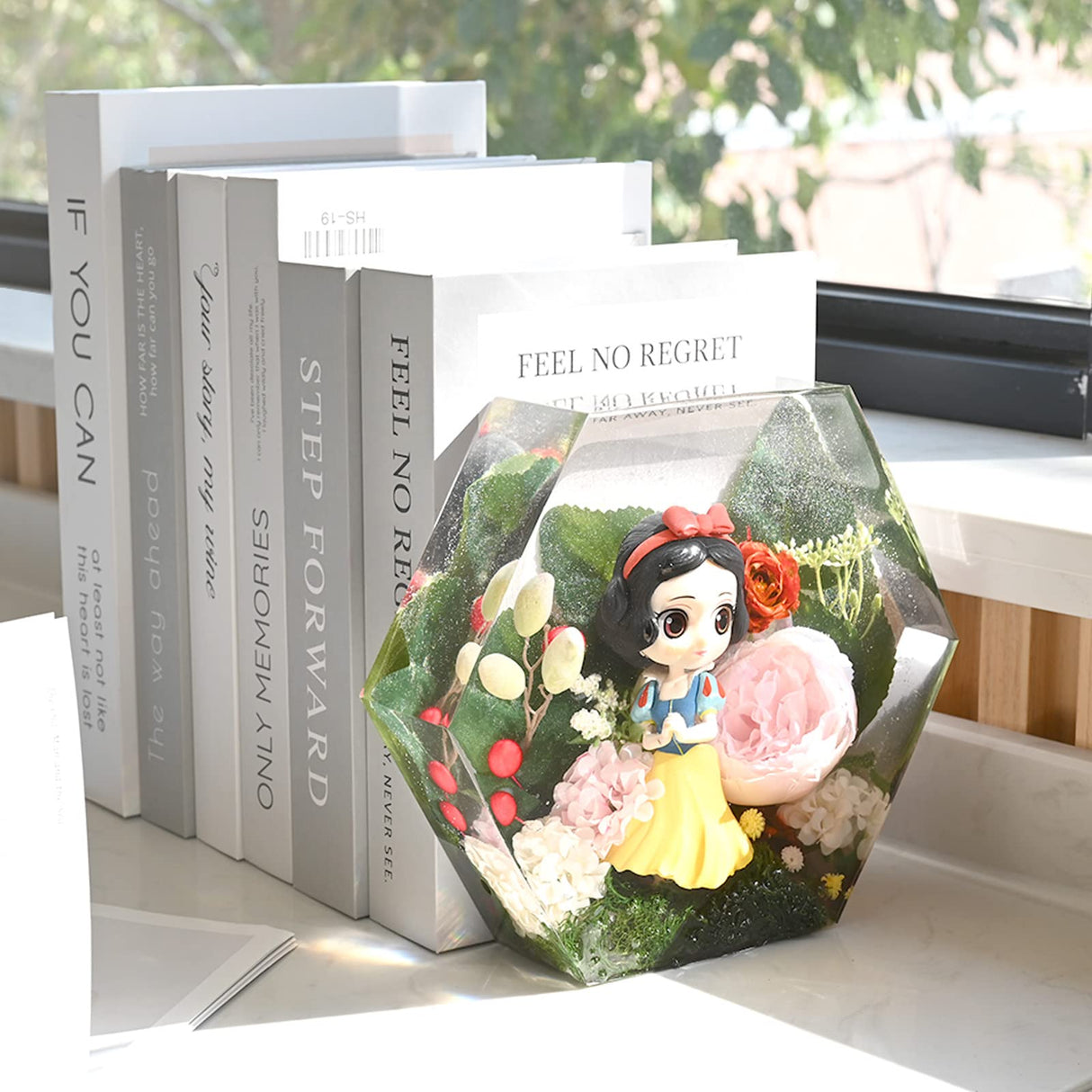 Large Silicone Molds for Resin, Actvty Hexagon Resin Molds, 9 Inch Upgraded Hexagon Silicone Molds for Flowers Preservation, Epoxy Molds for Resin Casting DIY Wedding Home Decors Actvty