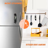 Digital Meat Thermometer, Waterproof Instant Read Food Thermometer for Cooking and Grilling, Kitchen Gadgets, Accessories with Backlight & Calibration for Candy, BBQ Grill, Liquids, Beef, Turkey… ImSaferell