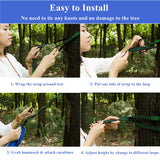 Camping Hammock Double & Single Portable Hammocks Ultralight Nylon Parachute Hammocks with 2 Tree Straps for Backpacking, Travel, Beach, Backyard, Camping, Hiking (Medium, Camouflage) LXHBYCXG