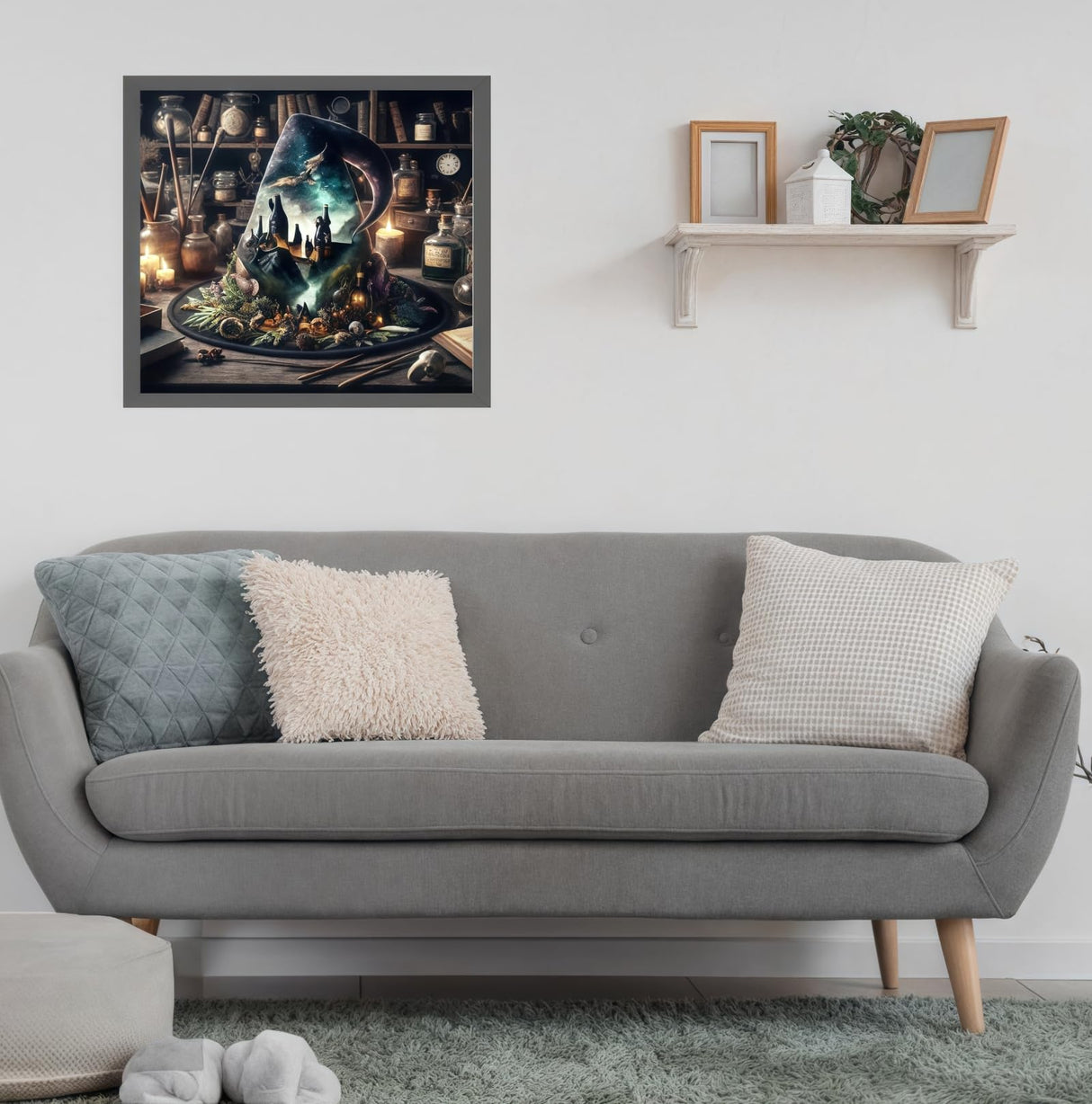 BYGFHLYW 5D Diamond Painting Kits for Adults, Hat Landscape Diamond Art Kits for Adults Beginner, DIY Full Drill Diamond Dot Gem Painting for Home Wall Decor 13.7x13.7inch BYGFHLYW