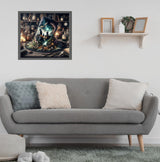 BYGFHLYW 5D Diamond Painting Kits for Adults, Hat Landscape Diamond Art Kits for Adults Beginner, DIY Full Drill Diamond Dot Gem Painting for Home Wall Decor 13.7x13.7inch BYGFHLYW