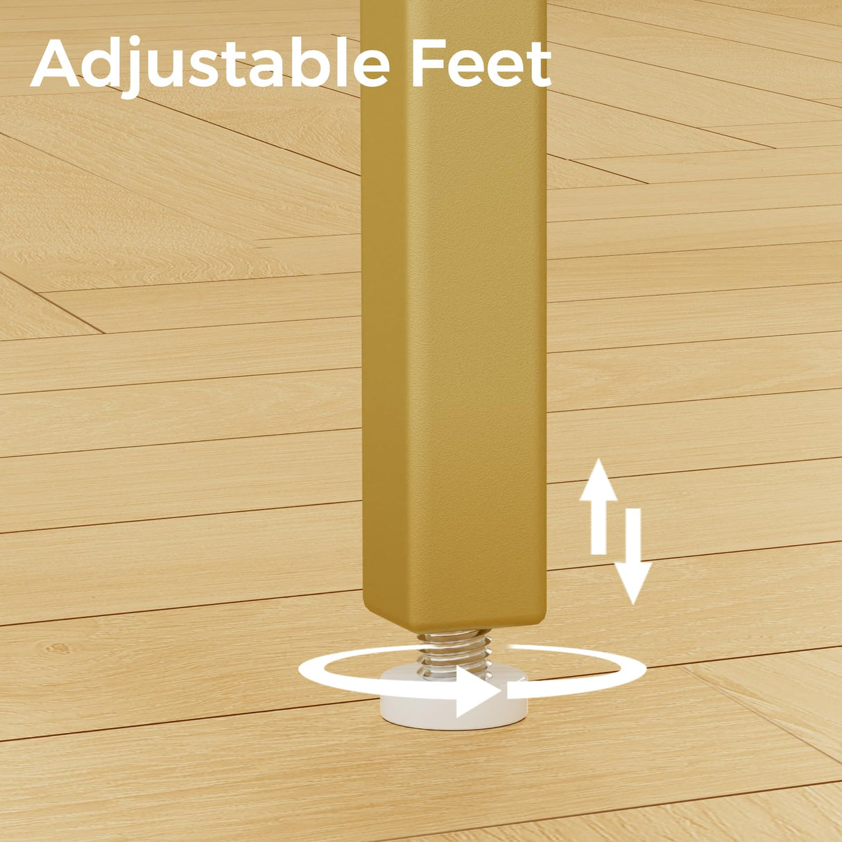 Homleke Glass Coffee Table, Modern Rectangular Coffee Table for Living Room, Minimalist Center Tea Table with Sturdy Metal Frame for Apartment, Office, Easy Assembly, 39.4 x 19.7 x 17.7 Inches, Golden Homleke