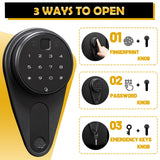 KAER 4-5 Gun Safes for Home Rifle and Pistols,Gun Safes,Shotgun Rifle Safe,Gun Safes for Rifle and Shotguns,Long Gun Cabinets with Fingerprint/Digital Keypad/Removable Shelf for Rifles Safes KAER