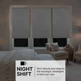 Chicology Cordless Cellular Shades, Blackout Window Blind, Evening Mist (Blackout) - 46"W X 48"H CHICOLOGY