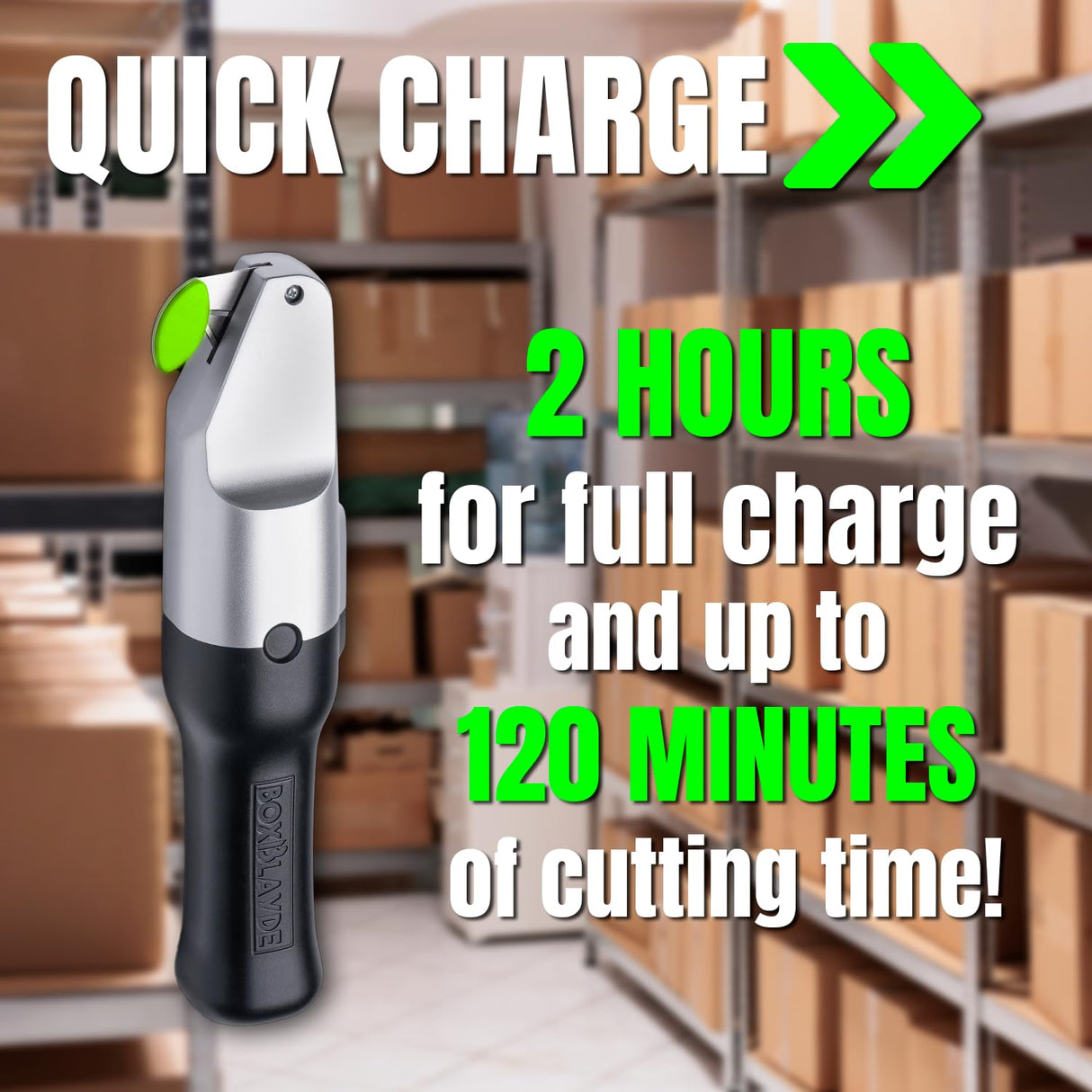 BoxBlayde Premium Electric Cardboard Cutter - The Ultimate Tool for Effortless Box Cutting - Heavy Duty Power Box Cutter Ideal for Home, Office and Industrial Use. BoxBlayde