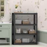 FATIGOS 1600LBS Garage Shelving 4 Tier Heavy Duty Garage Shelving, Adjustable Metal Shelving Unit for Basement, Warehouse, Pantry, Closet, Kitchen,13.78" D x 29.53" W x 55.12" H FATIGOS