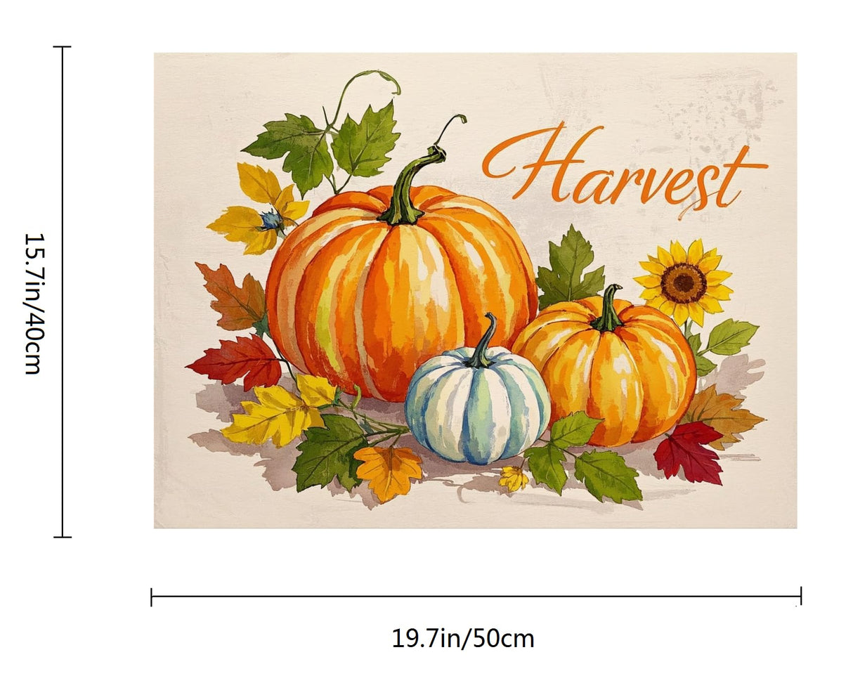 ACANDYL Halloween DIY Paint by Numbers Kit for Adults Beginner Paint by Number for Adults Fall Pumpkin Canvas Painting by Number DIY Acrylic Oil Painting on Canvas Arts Craft Decoration 16x20 inch ACANDYL