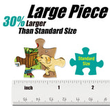 Antelope - 500 Piece Large Format Jigsaw Puzzle for Adults, Dog Park Jigsaw Puzzles 500 Pieces, Large Pieces, No Dust Puzzles for Senior Citizen, 500 PC, Non-Glare Finish, Interlock Smoothly ANTELOPE