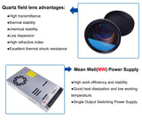 Ovsuqu Fiber Laser Engraver JPT MOPA100W E2 Fiber Marking Machine with 80mm Rotary Axis Metal Laser Engraving Machine 200x200mm+300x300mm for Metal (JPT MOPA 100W E2) Ovsuqu