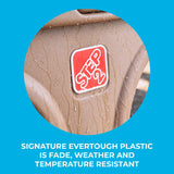 Step2 Naturally Playful Adventure Lodge Play Center with Glider, Kids Outdoor Playset, Two Tier Backyard Playground Set, Slide, Swings, Outside Jungle Gym, For Children 3-8 Years Old Step2