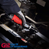 ACDelco ARW1207P G12 Series 12V Cordless Li-ion 1/4” 30 ft-lbs. Torque Ratchet Wrench Tool Kit , Red ACDelco