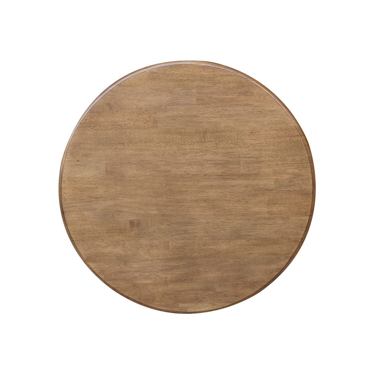 IC International Concepts Round Top Pedestal Dining Table, Hickory/Washed Coal IC International Concepts