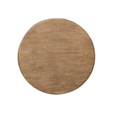 IC International Concepts Round Top Pedestal Dining Table, Hickory/Washed Coal IC International Concepts