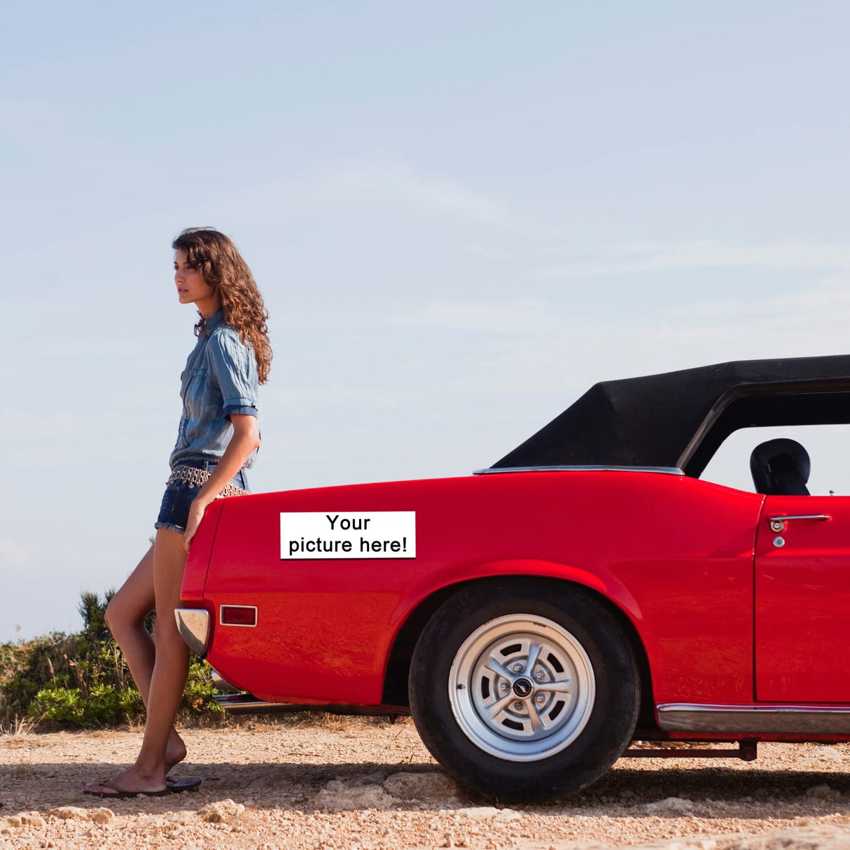 10 Pack Bumper Sticker Magnet, 4"x12" Flexible Magnetic Bumper Sticker with Self Adhesive, Cut-to-Size Bumper Sticker Magnetizer, Turn Any Decal Into a Magnet XIHEYOMI