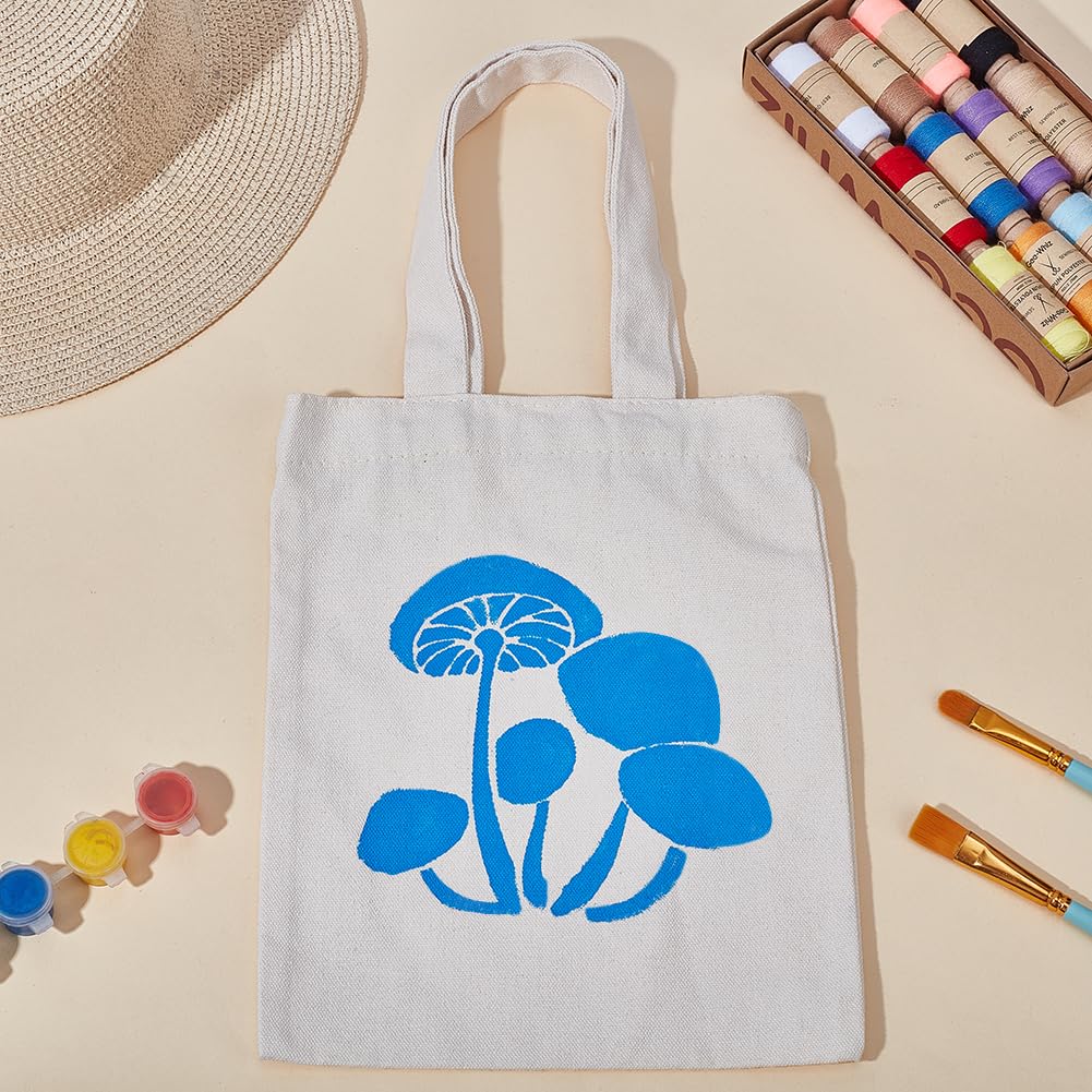 WEBEEDY DIY Screen Printing Kit Mushroom Theme Screenprinting Kit Includes Wood Silk Screen Printing Frame,Mushroom Stencils and Tools Screen Printing Starter Kit with Instruction for Adults,21 PCS WEBEEDY