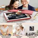 SJUTOUCI Broken Mask Diamond Painting Kits for Adults, Diamond Art Kits for Beginners, 5D Round Diamond Dots Gem Art Craft for Home Wall Decor 12x12 inch, Abstract SJUTOUCI