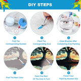 NEWENMO Tree of Life Paint by Numbers Kit for Adults, Tree of Life Paint by Numbers on Canvas Unframed, DIY Oil Painting Perfect for Beginner, Craft, Hobbies and Home Wall Decor 16x20 in NEWENMO