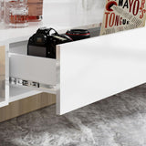 HedoAjim White Floating Nightstand with Drawer – Modern Wall-Mounted Storage for Bedroom or Living Room HedoAjim