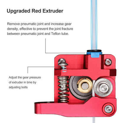 Creality Official 3D Printer Extruder, Upgraded Aluminum Drive Feed Extruders Accessories for 3D Printer 1.75mm Filament Works with Creality CR-10 Series, Ender 5 Series, Ender 3 Series - WoodArtSupply