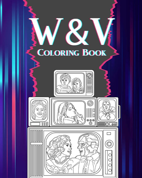 WandaVision Coloring Book: Coloring Books for Adults, TV Series Coloring Book, Marvel Coloring WoodArtSupply