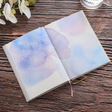 Siixu Colorful Blank Notebook, Unruled Personal Diary Journals to Write in for Women, Hardcover Writing Notepad Gift, Unique Watercolor Design, 192 Pages, 2 Bookmarks, Unlined SIIXU