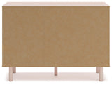Signature Design by Ashley Wistenpine Modern 6-Drawer Dresser with Safety Stop, Pink Signature Design by Ashley