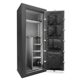 Stealth Premier 23 Gun Safe PR23 UL RSC Burglary Rated, 90 Minute Fire Protection, 23 Gun Capacity UL Listed Lock, CA DOJ Approved, Shelves & Customizable Door Panel Organizer Stealth