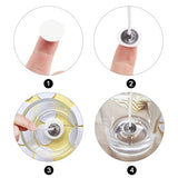 SANNIX 400PCS Candle Wick Stickers, Double-Sided Heat Resistant Stickers for Candle Making SANNIX