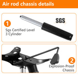 PayLessHere Gaming Chair Ergonomic Office Chair Computer Chair with Lumbar Support Ergonomic Pu Leather Adjustable Height Executive Chair for Women Men and Adults (Classic, Black) PayLessHere