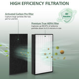 2 Pack A2 H13 HEPA Replacement Filter Compatible with 3M Filtrete Room Air Purifier Models FAP-C02-A2, FAP-C03-A2, FAP-T03-A2, Part # 1150101 isinlive