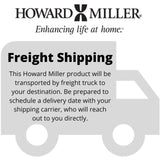 Howard Miller Kane II Curio Cabinet - Showcase Black Finish Adjustable Shelves & Levelers Illuminated Interior Lightning, Lockable Door Perfect for Living Room Office and Room Decor Howard Miller