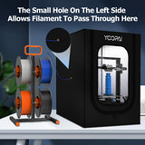YOOPAI 3D Printer Enclosure, Fireproof Dustproof Tent Constant Temperature Protective Cover for Creality Ender 3/Ender 3 Pro/Ender 3V2/Ender 3S1/Neo/Anycubic Elegoo, 29.5×25.6×21.6" YOOPAI