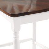Crosley Furniture Shelby Wood X Back Counter Height Bar Stools Set of 2 Crosley Furniture