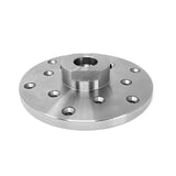 RGWOOD 6" Steel Wood Lathe Face Plate, 1" x 8tpi Threaded With Locking Set Screw (for Reversing Lathes) RGWOOD