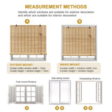 HIAPES Custom Size Bamboo Blinds for Interior Windows & Bamboo Shades for Indoor Windows, Easy Install Roller Shades for Outdoor Patio, Living Room, Bedroom HIAPES