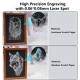 Creality Laser Engraver Falcon 10W,DIY Laser Cutter and Engraving Machine with 0.06mm Light Spot 10000mm/min, Offline Usage CNC 3D Engravers for Wood Metal Acrylic Glass Creality