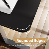 ERGOMAKER 43" Electric Standing Desk, Height Adjustable, Sit Stand Up Desk for Home Office & Computer Workstations, Memory Controller, Black ERGOMAKER