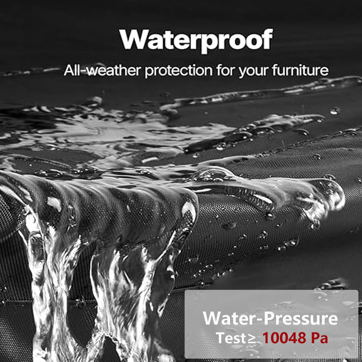 FLYMEI Wicker Egg Chair Cover Indoor Outdoor Lounger Chair Cover with Double Zipper for Wicker Patio Basket Chair, Waterproof, Dustproof and Anti-UV, 45.3"L x 23.6"W x 55.1"H FLYMEI