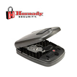 Hornady Rapid Safe 2600 KP – Portable Gun Safe for Firearms – RFiD Safe for Fast, Multiple Method Entry – Includes Rapid Safe, RFiD Wristband, Key Fob, 2 Decals, 2 Barrel Keys and Security Cable Hornady