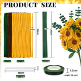 TOAOB 200pcs Pipe Cleaners Craft DIY Sunflowers Bouquets Making Kit Chenille Stems Artificial Flowers Craft Kit for DIY Art and Crafts Party Wedding Home Decorations TOAOB THE ONE AND ONLY BABY