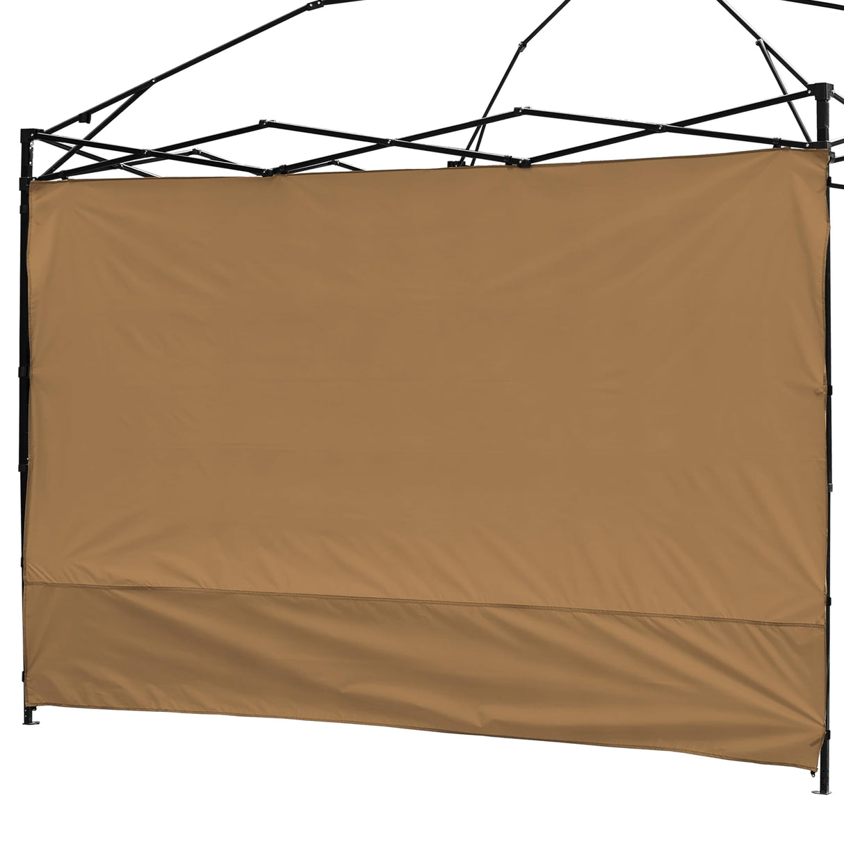 Canopy Sunwall Sidewall Gazebos Tent Waterproof for 10x10ft Pop up Canopy Straight Leg Gazebos Outdoor Instant Canopies 1 Pcs Khaki Canopy Sidewall Only NINAT