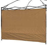 Canopy Sunwall Sidewall Gazebos Tent Waterproof for 10x10ft Pop up Canopy Straight Leg Gazebos Outdoor Instant Canopies 1 Pcs Khaki Canopy Sidewall Only NINAT